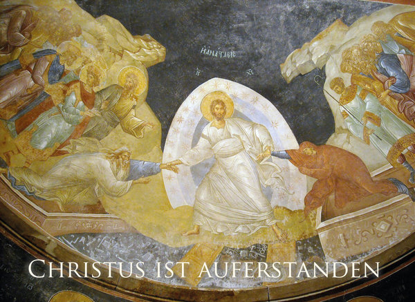 Osterkarte – Christus ist auferstanden